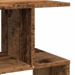 Table de chevet vieux bois 50x30x51,5 cm bois d'ingénierie – Image 5