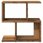 Tables de chevet 2pcs vieux bois 50x30x51,5cm bois d'ingénierie – Image 2