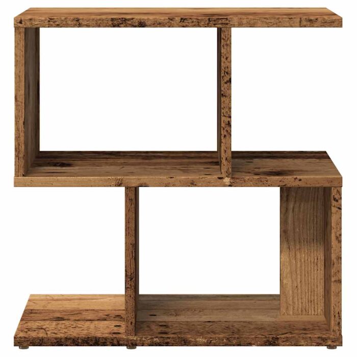Tables de chevet 2pcs vieux bois 50x30x51,5cm bois d'ingénierie – Image 2