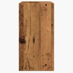 Table d'appoint vieux bois 50x26x50 cm bois d'ingénierie – Image 3