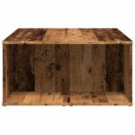Table basse vieux bois 90x67x33 cm bois d'ingénierie – Image 3
