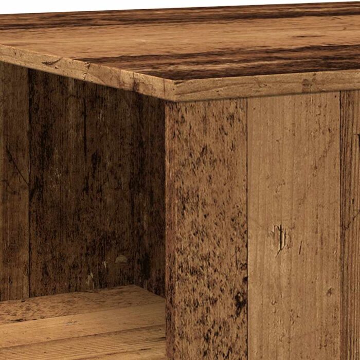 Table basse vieux bois 90x67x33 cm bois d'ingénierie – Image 5