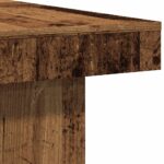 Table basse vieux bois 90x90x28 cm bois d'ingénierie – Image 5