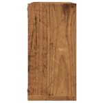 Étagères cube murales 6 pcs vieux bois 30x15x30 cm – Image 4