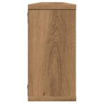 Étagères cube murales 2 pcs chêne artisanal bois ingénierie – Image 4