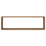 Étagères cube murales 4 pcs chêne artisanal 100x15x30 cm – Image 3