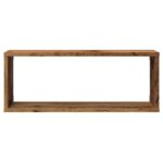 Étagères murales cube 6 pcs vieux bois 60x15x23 cm – Image 3