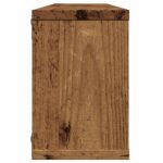 Étagères murales cube 6 pcs vieux bois 60x15x23 cm – Image 4