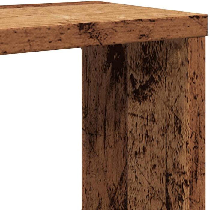 Étagères murales cube 6 pcs vieux bois 60x15x23 cm – Image 6
