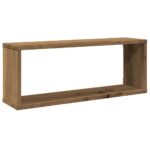 Étagères cube murales 4 pcs chêne artisanal 60x15x23 cm – Image 2