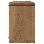 Étagères cube murales 4 pcs chêne artisanal 60x15x23 cm – Image 4