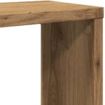 Étagères cube murales 4 pcs chêne artisanal 60x15x23 cm – Image 6