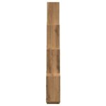 Étagère murale en forme de cube chêne artisanal 90x15x119,5 cm – Image 3