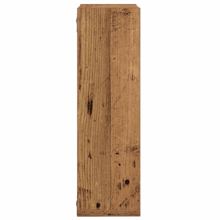 Étagères cube murales 2 pcs vieux bois 50x15x50 cm – Image 4