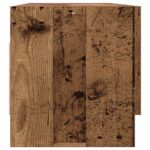 Garde-robe vieux bois 100x32,5x35 cm bois d'ingénierie – Image 3