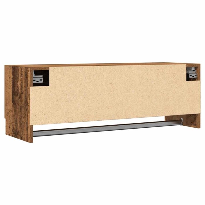 Garde-robe vieux bois 100x32,5x35 cm bois d'ingénierie – Image 4
