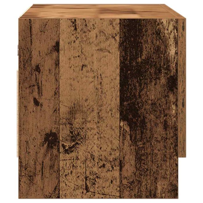 Garde-robe vieux bois 70x32,5x35 cm bois d'ingénierie – Image 3