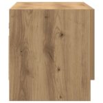Armoire en chêne artisanal 70x32,5x35 cm bois d'ingénierie – Image 3