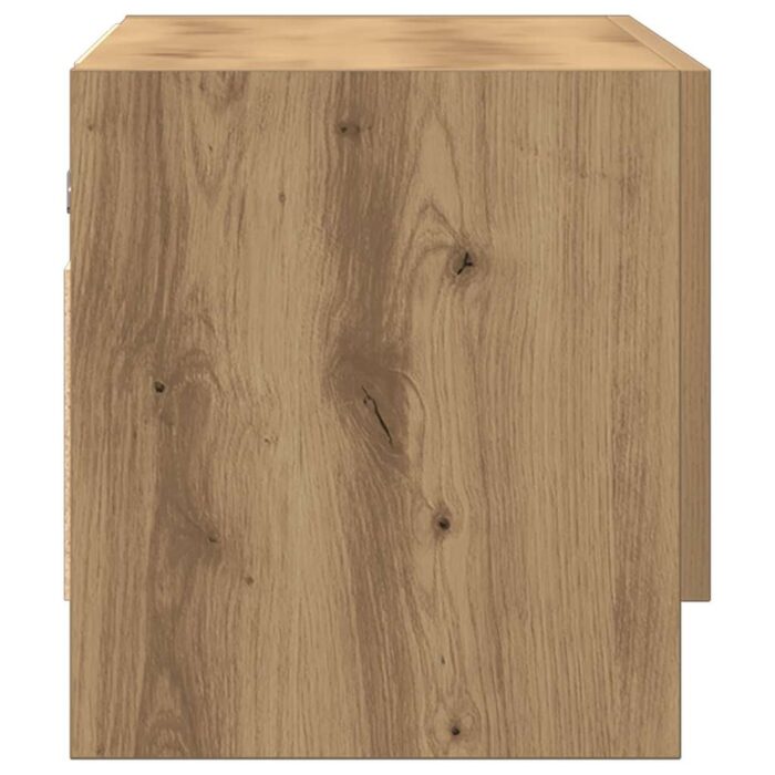 Armoire en chêne artisanal 70x32,5x35 cm bois d'ingénierie – Image 3