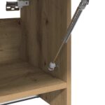 Armoire en chêne artisanal 70x32,5x35 cm bois d'ingénierie – Image 5