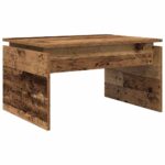 Table basse vieux bois 68x50x38 cm bois d'ingénierie – Image 4