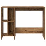Bureau vieux bois 102,5x35x75 cm bois d'ingénierie – Image 2