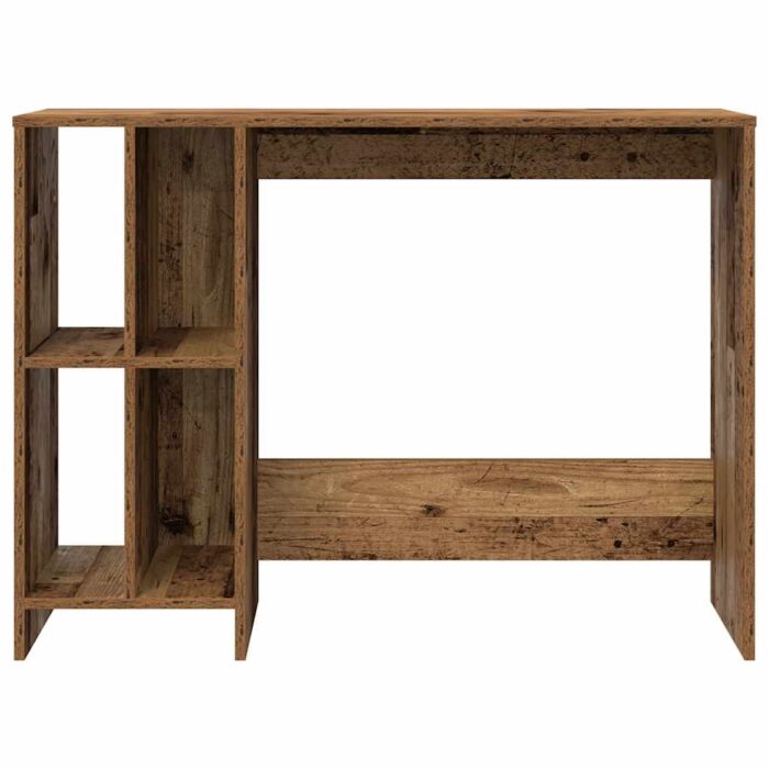 Bureau vieux bois 102,5x35x75 cm bois d'ingénierie – Image 2