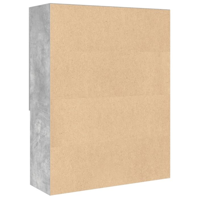 Meuble pour machine à laver Gris béton 70,5x25,5x90 cm – Image 4