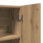 Meuble pour machine à laver chêne artisanal 70,5x25,5x90 cm – Image 6