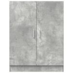 Meuble pour machine à laver Gris béton 70,5x71,5x91,5 cm – Image 2