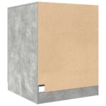 Meuble pour machine à laver Gris béton 70,5x71,5x91,5 cm – Image 4
