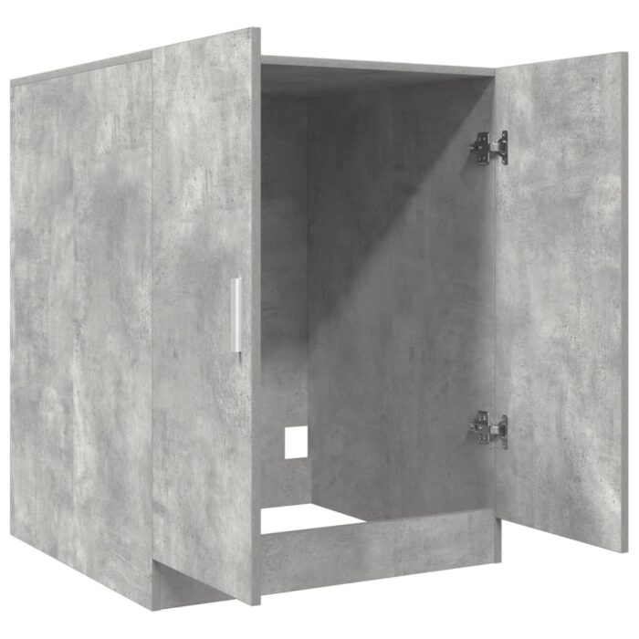 Meuble pour machine à laver Gris béton 70,5x71,5x91,5 cm – Image 5