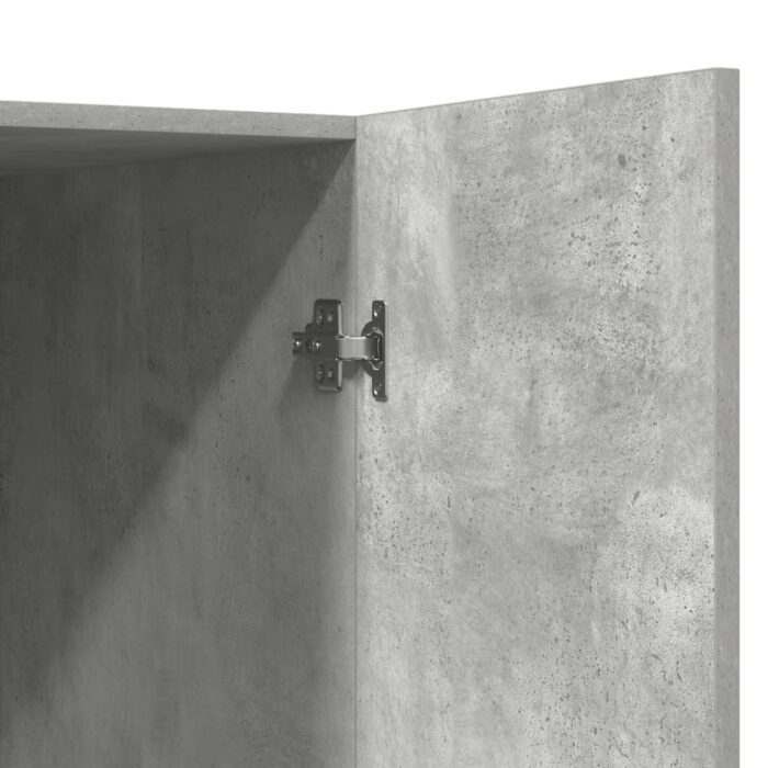 Meuble pour machine à laver Gris béton 70,5x71,5x91,5 cm – Image 6