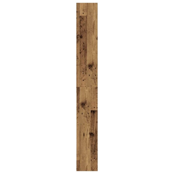 Meuble pour machine à laver vieux bois 64x24x190 cm – Image 5