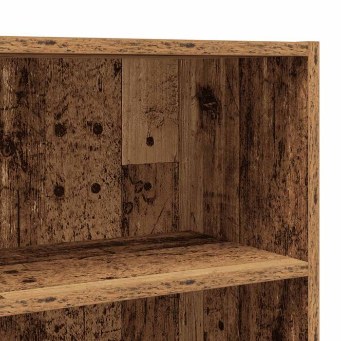 Meuble pour machine à laver vieux bois 64x24x190 cm – Image 7