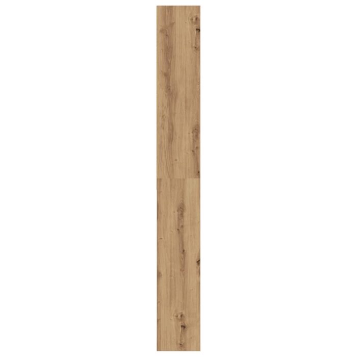 Meuble pour machine à laver chêne artisanal 64x24x190 cm – Image 5