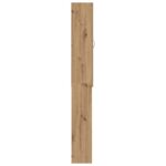 Meuble pour machine à laver chêne artisanal 64x25,5x190 cm – Image 6