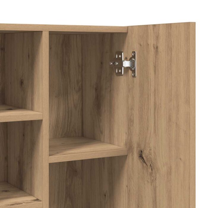 Meuble pour machine à laver chêne artisanal 64x25,5x190 cm – Image 8