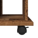 Armoire à roulettes vieux bois 60x45x60 cm bois d'ingénierie – Image 6