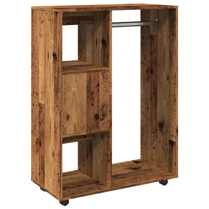 Garde-robe vieux bois 80x40x110 cm bois d'ingénierie – Image 5