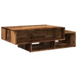 Table basse vieux bois 105x55x32 cm bois d'ingénierie – Image 4