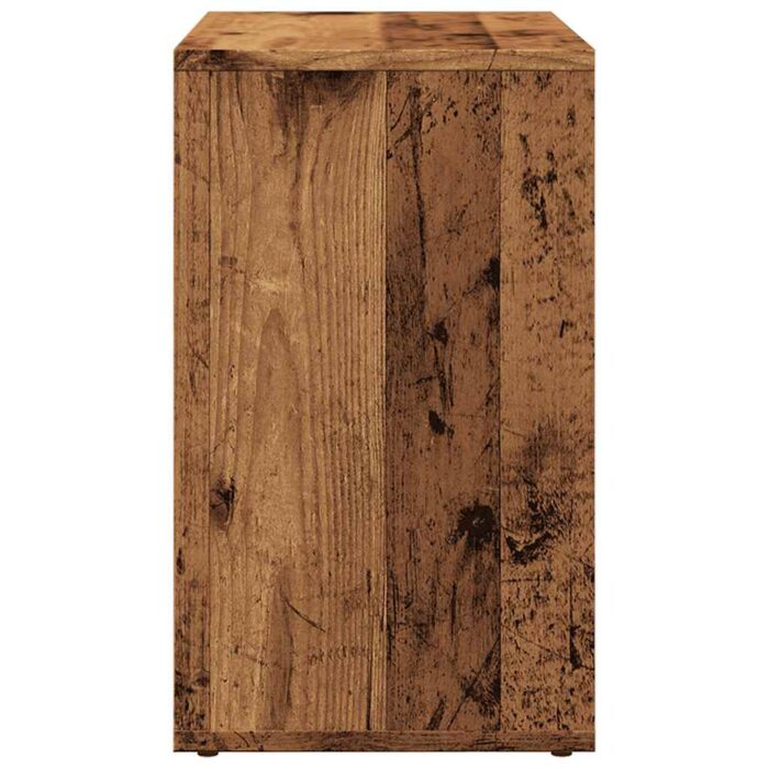 Tables gigognes 3 pcs vieux bois bois d'ingénierie – Image 4