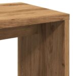 Tables gigognes 3 pcs chêne artisanal bois d'ingénierie – Image 6