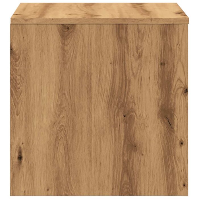 Tables d'appoint 3 pcs chêne artisanal bois d'ingénierie – Image 4