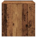 Tables gigognes 3 pcs vieux bois bois d'ingénierie – Image 4