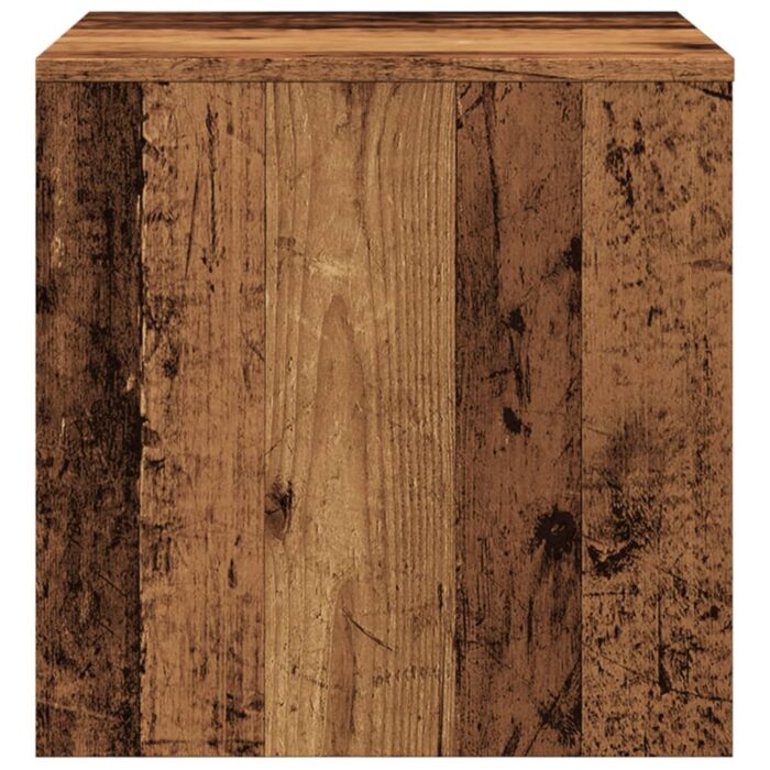 Tables gigognes 3 pcs vieux bois bois d'ingénierie – Image 4