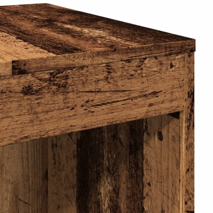 Tables gigognes 3 pcs vieux bois bois d'ingénierie – Image 6
