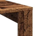 Table basse vieux bois 100x100x35 cm bois d'ingénierie – Image 5