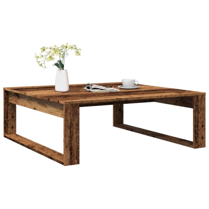 VXL8721158440433_m_en_hd_1.jpg Table basse vieux bois 100x100x35 cm bois d'ingénierie – Image 1