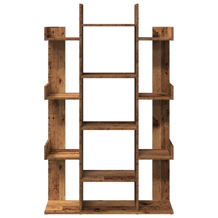 Bibliothèque vieux bois 86x25,5x140 cm bois d'ingénierie – Image 2